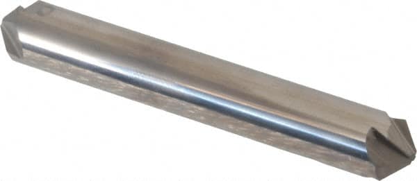 Hertel - 3/8" Head Diam, 3/8" Shank Diam, 4 Flute 100° Solid Carbide Countersink - Apex Tool & Supply