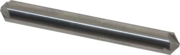 Hertel - 1/4" Head Diam, 1/4" Shank Diam, 4 Flute 110° Solid Carbide Countersink - Apex Tool & Supply