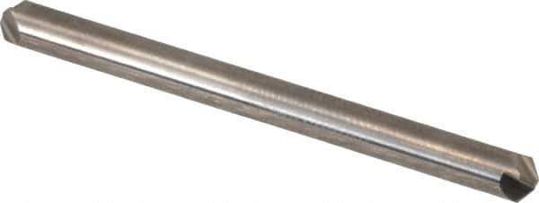 Hertel - 1/8" Head Diam, 1/8" Shank Diam, 4 Flute 110° Solid Carbide Countersink - 1-1/2" OAL, Straight Shank - Apex Tool & Supply
