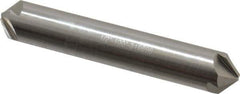 Hertel - 1/2" Head Diam, 1/2" Shank Diam, 4 Flute 100° High Speed Steel Countersink - 3" OAL, Straight Shank - Apex Tool & Supply