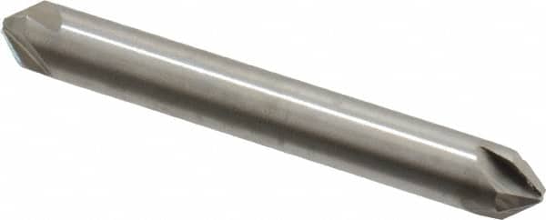 Hertel - 1/4" Head Diam, 1/4" Shank Diam, 4 Flute 82° High Speed Steel Countersink - Apex Tool & Supply