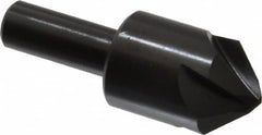 Hertel - 1" Head Diam, 1/2" Shank Diam, 4 Flute 90° High Speed Steel Countersink - Apex Tool & Supply