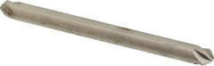 Hertel - 1/8" Head Diam, 1/8" Shank Diam, 4 Flute 90° High Speed Steel Countersink - 1-1/2" OAL, Straight Shank - Apex Tool & Supply