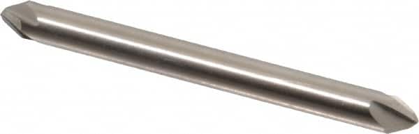 Hertel - 3/16" Head Diam, 3/16" Shank Diam, 4 Flute 60° High Speed Steel Countersink - Apex Tool & Supply