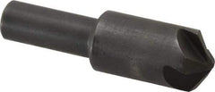 Hertel - 3/4" Head Diam, 1/2" Shank Diam, 4 Flute 110° High Speed Steel Countersink - 2-11/16" OAL, Straight Shank - Apex Tool & Supply