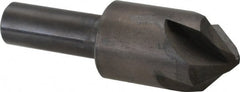 Hertel - 7/8" Head Diam, 1/2" Shank Diam, 4 Flute 90° High Speed Steel Countersink - Apex Tool & Supply