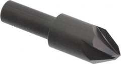 Hertel - 3/4" Head Diam, 1/2" Shank Diam, 4 Flute 60° High Speed Steel Countersink - Apex Tool & Supply