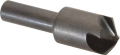 Hertel - 5/8" Head Diam, 3/8" Shank Diam, 4 Flute 110° High Speed Steel Countersink - Apex Tool & Supply
