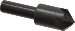 Hertel - 5/8" Head Diam, 3/8" Shank Diam, 4 Flute 90° High Speed Steel Countersink - 2-1/8" OAL, Straight Shank - Apex Tool & Supply