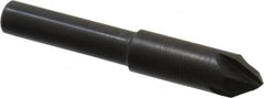 Hertel - 5/16" Head Diam, 1/4" Shank Diam, 4 Flute 60° High Speed Steel Countersink - Apex Tool & Supply