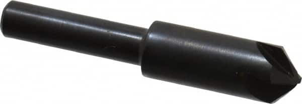 Hertel - 3/8" Head Diam, 1/4" Shank Diam, 4 Flute 90° High Speed Steel Countersink - Apex Tool & Supply