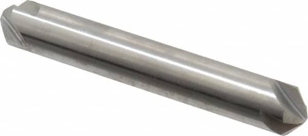 Hertel - 3/8" Head Diam, 3/8" Shank Diam, 4 Flute 100° High Speed Steel Countersink - Apex Tool & Supply