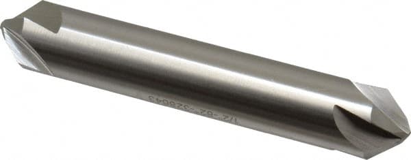 Hertel - 1/2" Head Diam, 1/2" Shank Diam, 4 Flute 82° High Speed Steel Countersink - Apex Tool & Supply