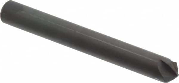 Hertel - 1/4" Head Diam, 1/4" Shank Diam, 4 Flute 100° High Speed Steel Countersink - Apex Tool & Supply