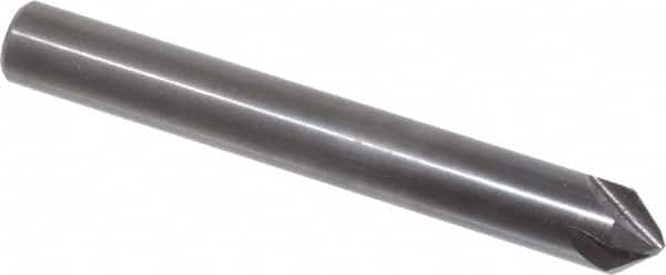 Hertel - 1/4" Head Diam, 1/4" Shank Diam, 4 Flute 82° High Speed Steel Countersink - Apex Tool & Supply