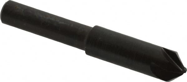 Hertel - 5/16" Head Diam, 1/4" Shank Diam, 4 Flute 82° High Speed Steel Countersink - Apex Tool & Supply