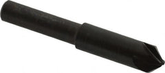 Hertel - 5/16" Head Diam, 1/4" Shank Diam, 4 Flute 82° High Speed Steel Countersink - Apex Tool & Supply