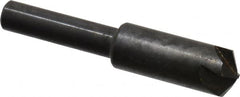 Hertel - 3/8" Head Diam, 1/4" Shank Diam, 4 Flute 120° High Speed Steel Countersink - Apex Tool & Supply