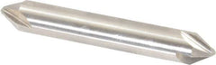 Hertel - 3/8" Head Diam, 3/8" Shank Diam, 4 Flute 60° High Speed Steel Countersink - 2-1/2" OAL, Straight Shank - Apex Tool & Supply
