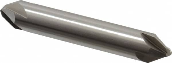 Hertel - 1/2" Head Diam, 1/2" Shank Diam, 4 Flute 60° High Speed Steel Countersink - Apex Tool & Supply