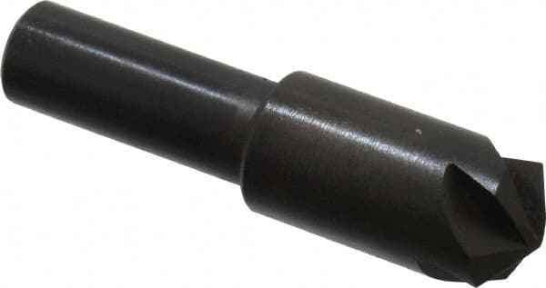 Hertel - 1/2" Head Diam, 3/8" Shank Diam, 4 Flute 120° High Speed Steel Countersink - Apex Tool & Supply