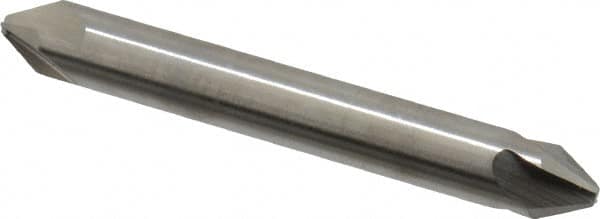 Hertel - 1/4" Head Diam, 5/16" Shank Diam, 4 Flute 60° High Speed Steel Countersink - Apex Tool & Supply