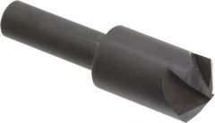 Hertel - 5/8" Head Diam, 3/8" Shank Diam, 4 Flute 120° High Speed Steel Countersink - Apex Tool & Supply