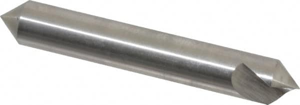 Hertel - 3/8" Head Diam, 3/8" Shank Diam, 1 Flute 82° High Speed Steel Countersink - Apex Tool & Supply