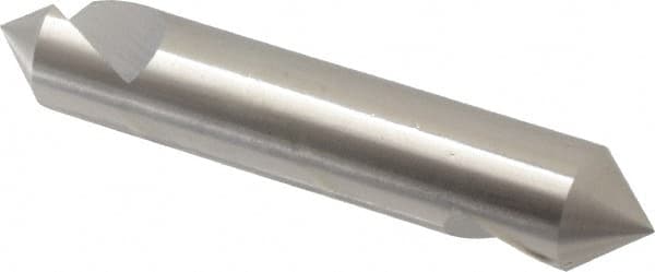 Hertel - 5/8" Head Diam, 5/8" Shank Diam, 1 Flute 82° High Speed Steel Countersink - Apex Tool & Supply