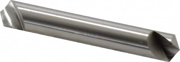 Hertel - 3/8" Head Diam, 3/8" Shank Diam, 1 Flute 120° High Speed Steel Countersink - Apex Tool & Supply