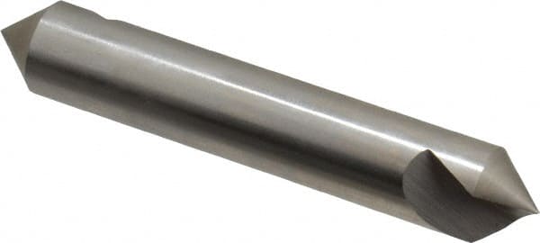 Hertel - 1/2" Head Diam, 1/2" Shank Diam, 1 Flute 82° High Speed Steel Countersink - Apex Tool & Supply