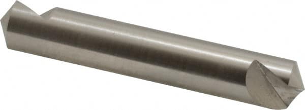 Hertel - 1/2" Head Diam, 1/2" Shank Diam, 1 Flute 120° High Speed Steel Countersink - Apex Tool & Supply