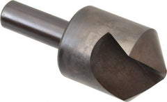 Hertel - 1-1/4" Head Diam, 1/2" Shank Diam, 1 Flute 100° High Speed Steel Countersink - Apex Tool & Supply