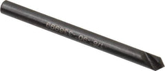 Hertel - 1/8" Head Diam, 1/8" Shank Diam, 1 Flute 90° High Speed Steel Countersink - 1-1/2" OAL, Straight Shank - Apex Tool & Supply