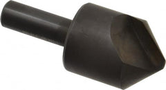 Hertel - 1-1/4" Head Diam, 1/2" Shank Diam, 1 Flute 90° High Speed Steel Countersink - Apex Tool & Supply