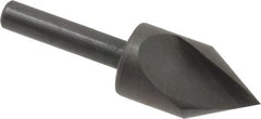 Hertel - 5/8" Head Diam, 1/4" Shank Diam, 1 Flute 60° High Speed Steel Countersink - Apex Tool & Supply