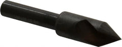 Hertel - 3/8" Head Diam, 1/4" Shank Diam, 1 Flute 60° High Speed Steel Countersink - Apex Tool & Supply