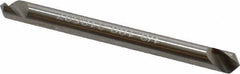 Hertel - 1/8" Head Diam, 1/8" Shank Diam, 1 Flute 100° High Speed Steel Countersink - 1-1/2" OAL, Straight Shank - Apex Tool & Supply