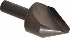 Hertel - 1-1/4" Head Diam, 1/2" Shank Diam, 1 Flute 60° High Speed Steel Countersink - Apex Tool & Supply