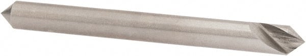 Hertel - 3/16" Head Diam, 3/16" Shank Diam, 1 Flute 82° High Speed Steel Countersink - Apex Tool & Supply
