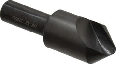Hertel - 7/8" Head Diam, 1/2" Shank Diam, 1 Flute 82° High Speed Steel Countersink - Apex Tool & Supply
