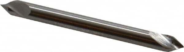 Hertel - 1/8" Head Diam, 1/8" Shank Diam, 1 Flute 60° High Speed Steel Countersink - Apex Tool & Supply