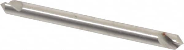 Hertel - 1/8" Head Diam, 1/8" Shank Diam, 1 Flute 90° High Speed Steel Countersink - Apex Tool & Supply