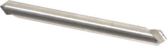 Hertel - 3/16" Head Diam, 3/16" Shank Diam, 1 Flute 90° High Speed Steel Countersink - 1-7/8" OAL, Straight Shank - Apex Tool & Supply