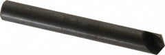 Hertel - 1/4" Head Diam, 1/4" Shank Diam, 1 Flute 120° High Speed Steel Countersink - Apex Tool & Supply