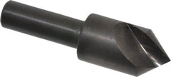 Hertel - 5/8" Head Diam, 3/8" Shank Diam, 1 Flute 82° High Speed Steel Countersink - Apex Tool & Supply