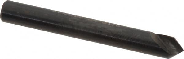 Hertel - 3/16" Head Diam, 3/16" Shank Diam, 1 Flute 82° High Speed Steel Countersink - Apex Tool & Supply