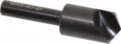 Hertel - 1/2" Head Diam, 1/4" Shank Diam, 1 Flute 120° High Speed Steel Countersink - Apex Tool & Supply