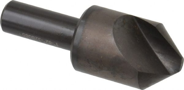 Hertel - 1" Head Diam, 1/2" Shank Diam, 1 Flute 82° High Speed Steel Countersink - Apex Tool & Supply