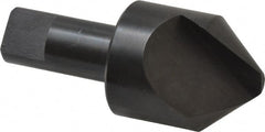 Hertel - 1-1/2" Head Diam, 3/4" Shank Diam, 1 Flute 82° High Speed Steel Countersink - Apex Tool & Supply